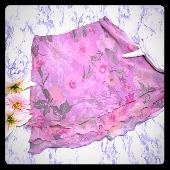 Ralph Lauren Dresses & Skirts - LAUREN RALPH LAUREN CHIFFON SKIRT